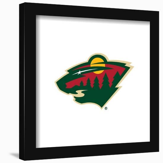 Gallery Pops NHL Minnesota Wild - Primary Logo Mark Wall Art-Trends International-Framed Gallery Pops