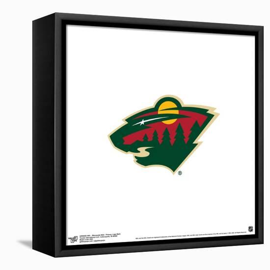 Gallery Pops NHL Minnesota Wild - Primary Logo Mark Wall Art-Trends International-Framed Stretched Canvas