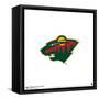 Gallery Pops NHL Minnesota Wild - Primary Logo Mark Wall Art-Trends International-Framed Stretched Canvas