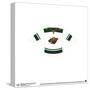 Gallery Pops NHL - Minnesota Wild - Road Uniform Front Wall Art-Trends International-Stretched Canvas