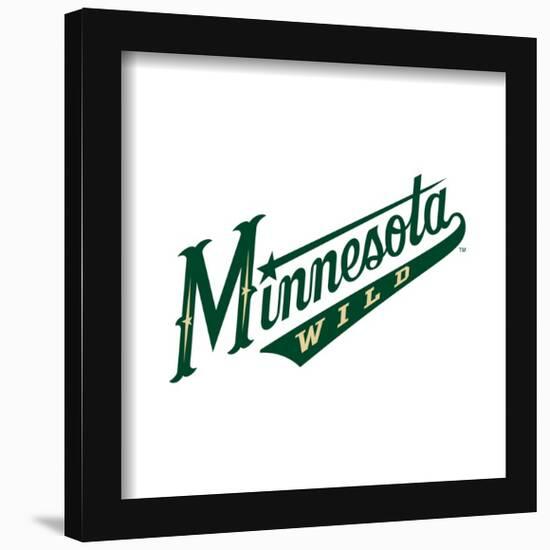 Gallery Pops NHL Minnesota Wild - Wordmark Wall Art-Trends International-Framed Gallery Pops