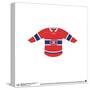 Gallery Pops NHL - Montreal Canadiens - Home Uniform Front Wall Art-Trends International-Stretched Canvas