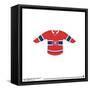 Gallery Pops NHL - Montreal Canadiens - Home Uniform Front Wall Art-Trends International-Framed Stretched Canvas