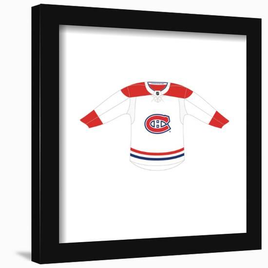 Gallery Pops NHL - Montreal Canadiens - Road Uniform Front Wall Art-Trends International-Framed Gallery Pops