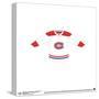 Gallery Pops NHL - Montreal Canadiens - Road Uniform Front Wall Art-Trends International-Stretched Canvas