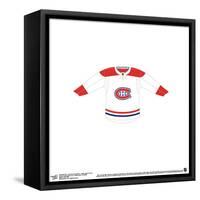 Gallery Pops NHL - Montreal Canadiens - Road Uniform Front Wall Art-Trends International-Framed Stretched Canvas