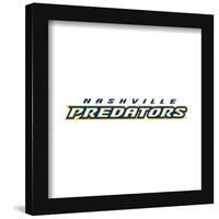 Gallery Pops NHL Nashville Predators - Wordmark Wall Art-Trends International-Framed Gallery Pops