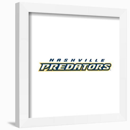 Gallery Pops NHL Nashville Predators - Wordmark Wall Art-Trends International-Framed Gallery Pops