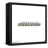 Gallery Pops NHL Nashville Predators - Wordmark Wall Art-Trends International-Framed Stretched Canvas