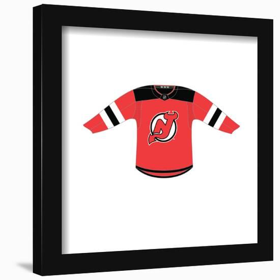 Gallery Pops NHL - New Jersey Devils - Home Uniform Front Wall Art-Trends International-Framed Gallery Pops