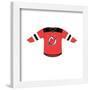 Gallery Pops NHL - New Jersey Devils - Home Uniform Front Wall Art-Trends International-Framed Gallery Pops