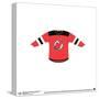 Gallery Pops NHL - New Jersey Devils - Home Uniform Front Wall Art-Trends International-Stretched Canvas