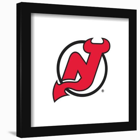 Gallery Pops NHL New Jersey Devils - Primary Logo Mark Wall Art-Trends International-Framed Gallery Pops