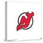 Gallery Pops NHL New Jersey Devils - Primary Logo Mark Wall Art-Trends International-Stretched Canvas