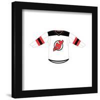 Gallery Pops NHL - New Jersey Devils - Road Uniform Front Wall Art-Trends International-Framed Gallery Pops