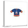 Gallery Pops NHL - New York Islanders - Home Uniform Front Wall Art-Trends International-Stretched Canvas