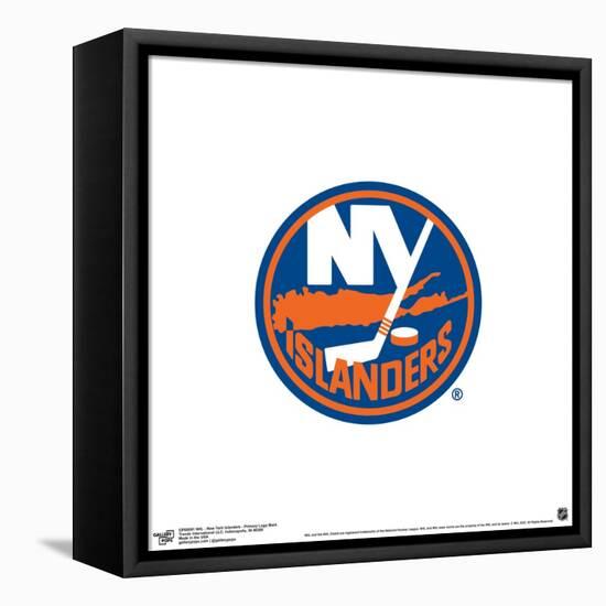 Gallery Pops NHL New York Islanders - Primary Logo Mark Wall Art-Trends International-Framed Stretched Canvas