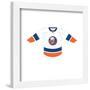 Gallery Pops NHL - New York Islanders - Road Uniform Front Wall Art-Trends International-Framed Gallery Pops