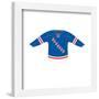 Gallery Pops NHL - New York Rangers - Home Uniform Front Wall Art-Trends International-Framed Gallery Pops