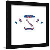 Gallery Pops NHL - New York Rangers - Road Uniform Front Wall Art-Trends International-Framed Gallery Pops