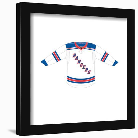 Gallery Pops NHL - New York Rangers - Road Uniform Front Wall Art-Trends International-Framed Gallery Pops