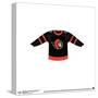 Gallery Pops NHL - Ottawa Senators - Home Uniform Front Wall Art-Trends International-Stretched Canvas