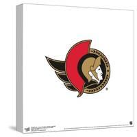 Gallery Pops NHL Ottawa Senators - Primary Logo Mark Wall Art-Trends International-Stretched Canvas