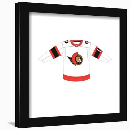 Gallery Pops NHL - Ottawa Senators - Road Uniform Front Wall Art-Trends International-Framed Gallery Pops