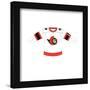 Gallery Pops NHL - Ottawa Senators - Road Uniform Front Wall Art-Trends International-Framed Gallery Pops