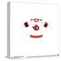 Gallery Pops NHL - Ottawa Senators - Road Uniform Front Wall Art-Trends International-Stretched Canvas