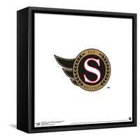 Gallery Pops NHL Ottawa Senators - Secondary Logo Mark Wall Art-Trends International-Framed Stretched Canvas