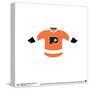 Gallery Pops NHL - Philadelphia Flyers - Home Uniform Front Wall Art-Trends International-Stretched Canvas