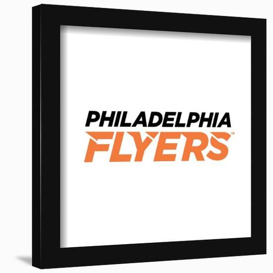 Gallery Pops NHL Philadelphia Flyers - Wordmark Wall Art-Trends International-Framed Gallery Pops