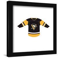 Gallery Pops NHL - Pittsburgh Penguins - Home Uniform Front Wall Art-Trends International-Framed Gallery Pops