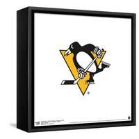 Gallery Pops NHL Pittsburgh Penguins - Primary Logo Mark Wall Art-Trends International-Framed Stretched Canvas