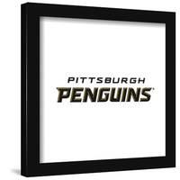 Gallery Pops NHL Pittsburgh Penguins - Wordmark Wall Art-Trends International-Framed Gallery Pops