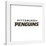 Gallery Pops NHL Pittsburgh Penguins - Wordmark Wall Art-Trends International-Framed Gallery Pops