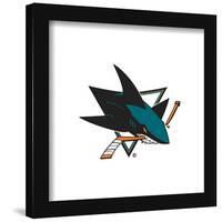 Gallery Pops NHL San Jose Sharks - Primary Logo Mark Wall Art-Trends International-Framed Gallery Pops