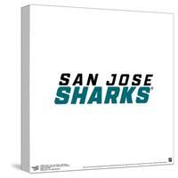 Gallery Pops NHL San Jose Sharks - Wordmark Wall Art-Trends International-Stretched Canvas