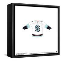 Gallery Pops NHL - Seattle Kraken - Road Uniform Front Wall Art-Trends International-Framed Stretched Canvas