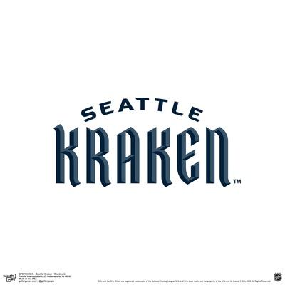 Seattle Kraken Logo Wall Decal NHL Team Art Vinyl Decor Sticker