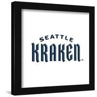 Gallery Pops NHL Seattle Kraken - Wordmark Wall Art-Trends International-Framed Gallery Pops