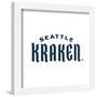 Gallery Pops NHL Seattle Kraken - Wordmark Wall Art-Trends International-Framed Gallery Pops