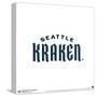 Gallery Pops NHL Seattle Kraken - Wordmark Wall Art-Trends International-Stretched Canvas