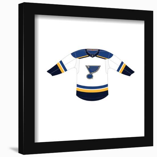 Gallery Pops NHL - St. Louis Blues - Road Uniform Front Wall Art-Trends International-Framed Gallery Pops