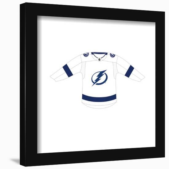 Gallery Pops NHL - Tampa Bay Lightning - Road Uniform Front Wall Art-Trends International-Framed Gallery Pops