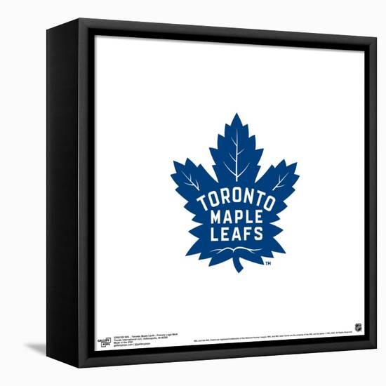 Gallery Pops NHL Toronto Maple Leafs - Primary Logo Mark Wall Art-Trends International-Framed Stretched Canvas