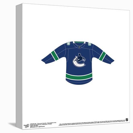 Gallery Pops NHL - Vancouver Canucks - Home Uniform Front Wall Art-Trends International-Stretched Canvas