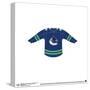 Gallery Pops NHL - Vancouver Canucks - Home Uniform Front Wall Art-Trends International-Stretched Canvas