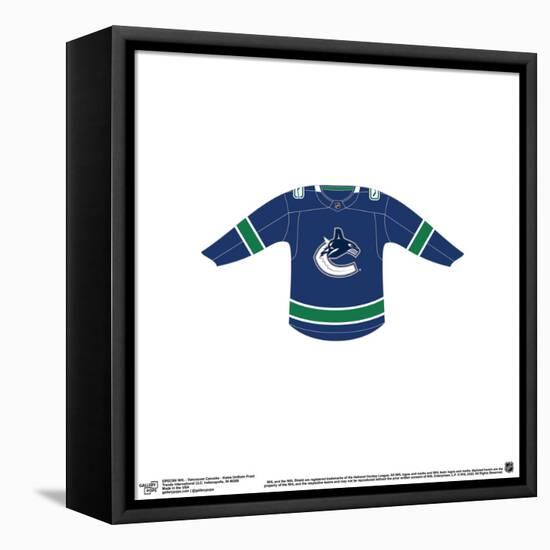 Gallery Pops NHL - Vancouver Canucks - Home Uniform Front Wall Art-Trends International-Framed Stretched Canvas